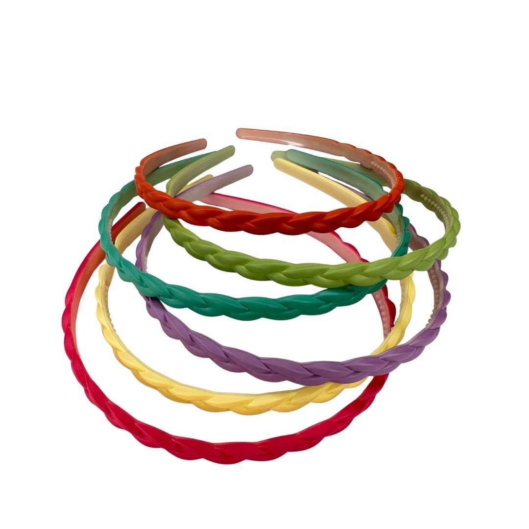 Diadema Trenza x 12 unid