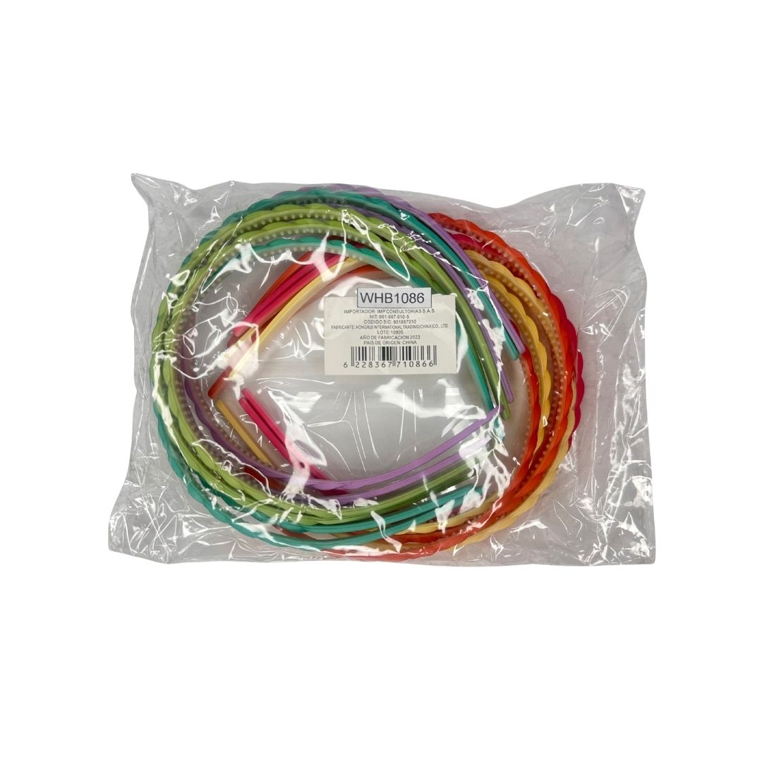 Diadema Trenza x 12 unid