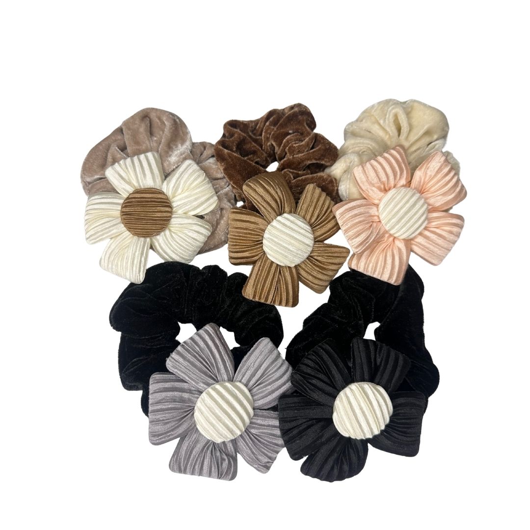 Bambas Terciopelo con Moño pack x 12