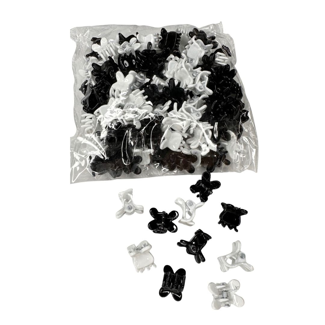 Mini caimanes paquete Blanco y Negro 100 unid x 12 Paquetes