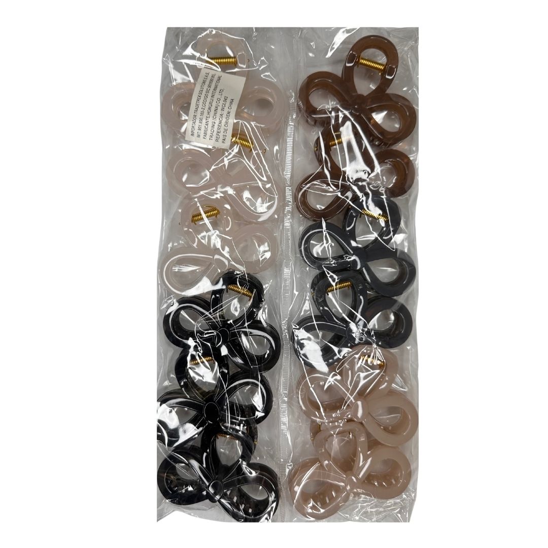 Pinzas para cabello lujo x 12