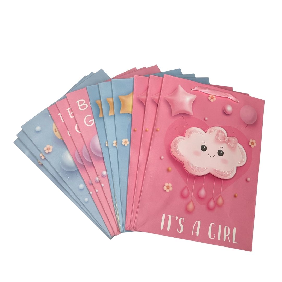 Bolsas de regalo Baby Shower Dulce Encanto pack x 12