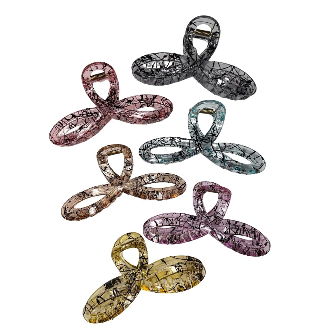 Pinzas para cabello twist clip x 12