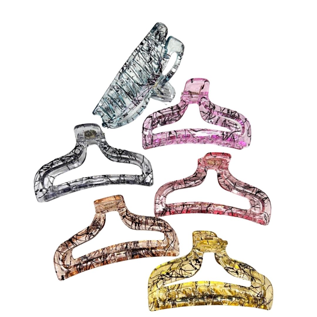 Pinzas para cabello twist gancho x 12