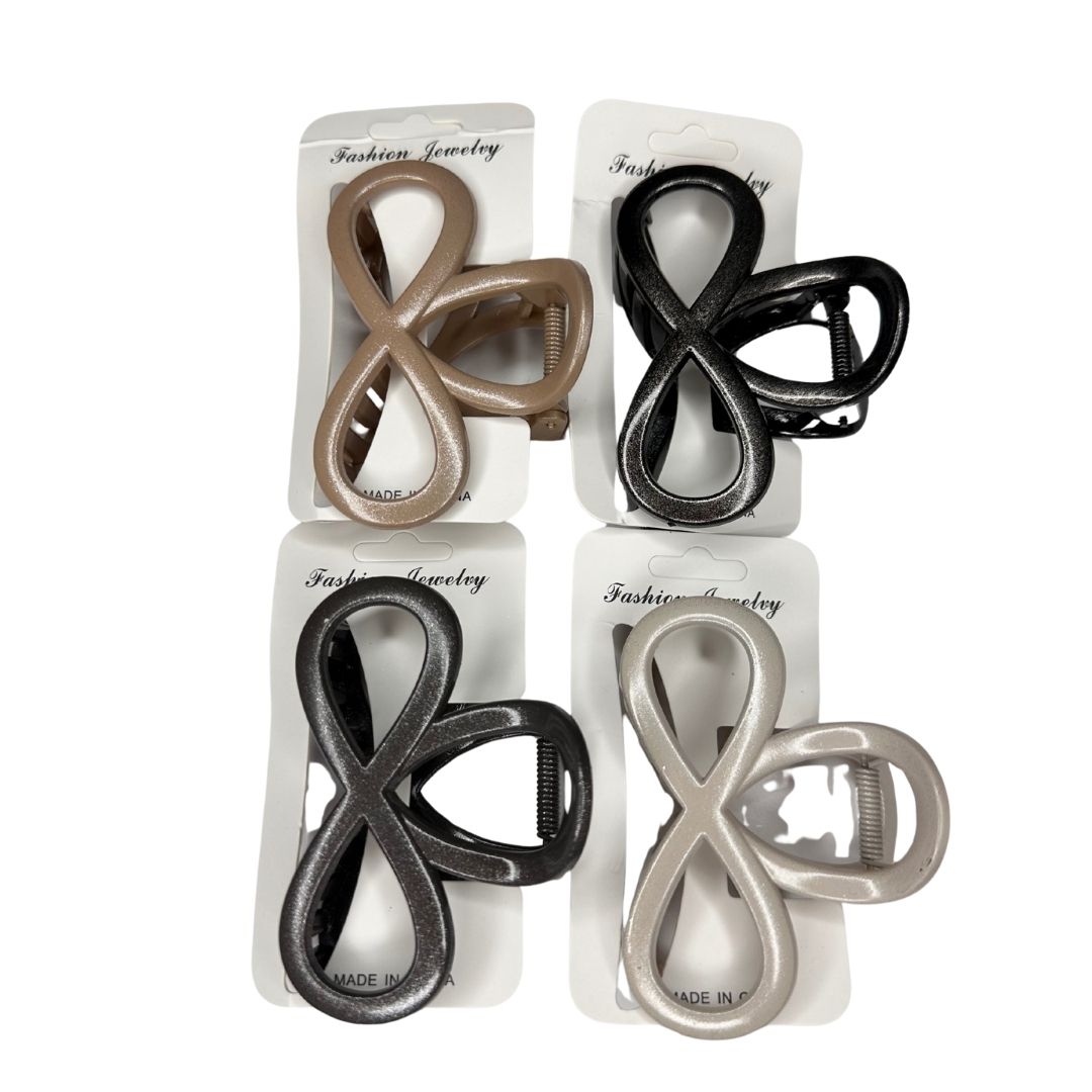 Pinzas para cabello infinity chic x 12