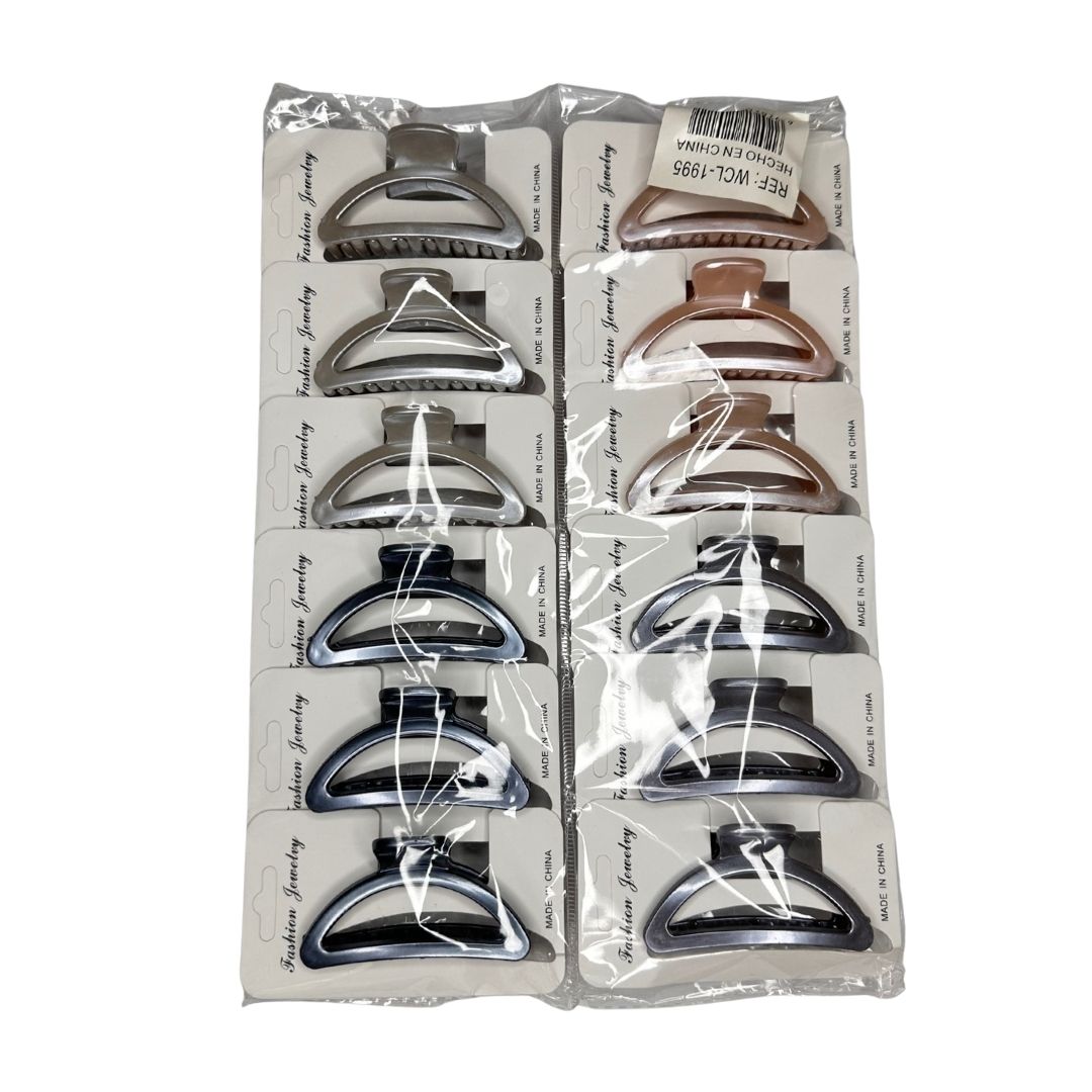 Pinzas para cabello classic chic x 12