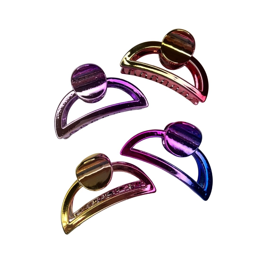 Pinzas para cabello tornasol clásica x 12