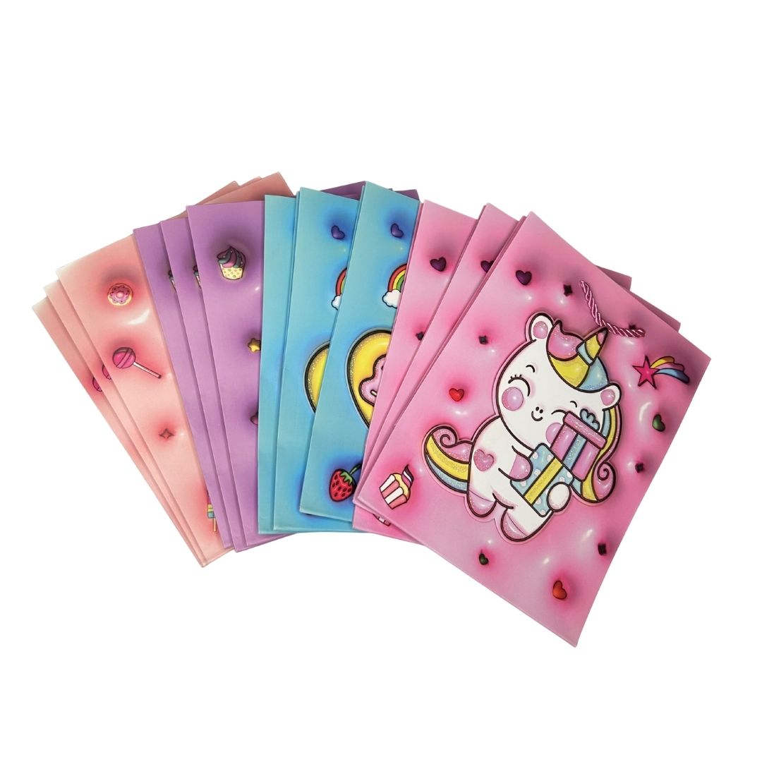 Bolsas de regalo Unicornio Encantado pack x 12