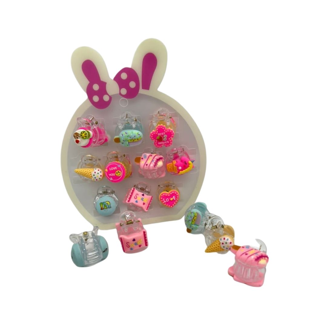 Mini caimanes Fantasy  6 tarjetas x 10 unid