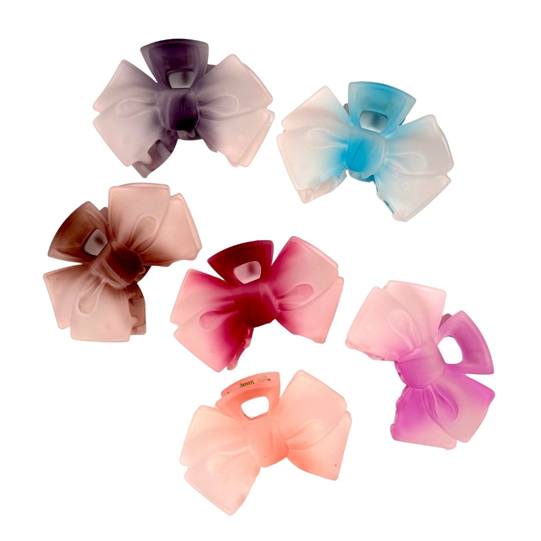Pinzas para cabello moño degradé x 12