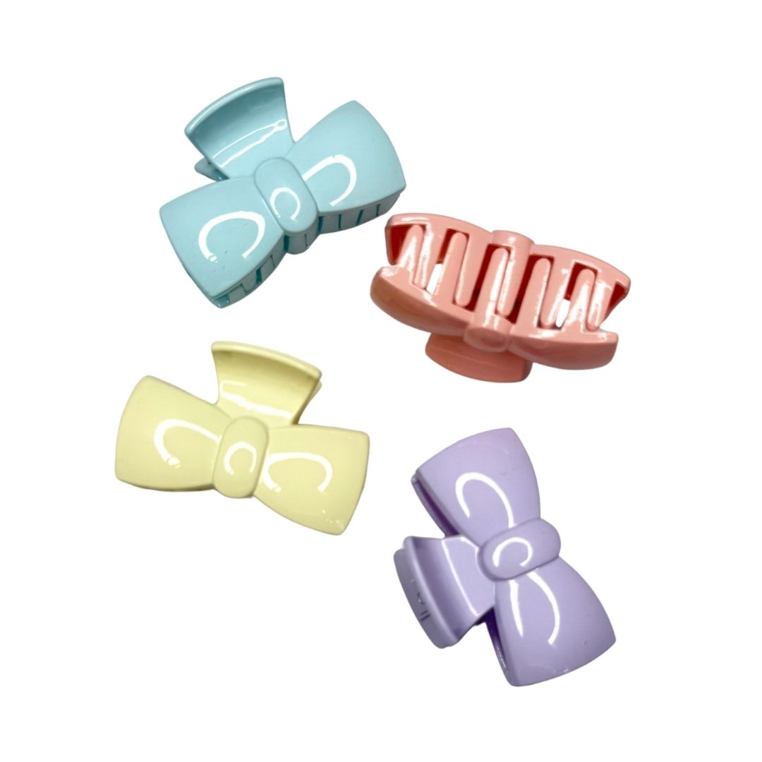 Pinzas para cabello pastel moño x 12