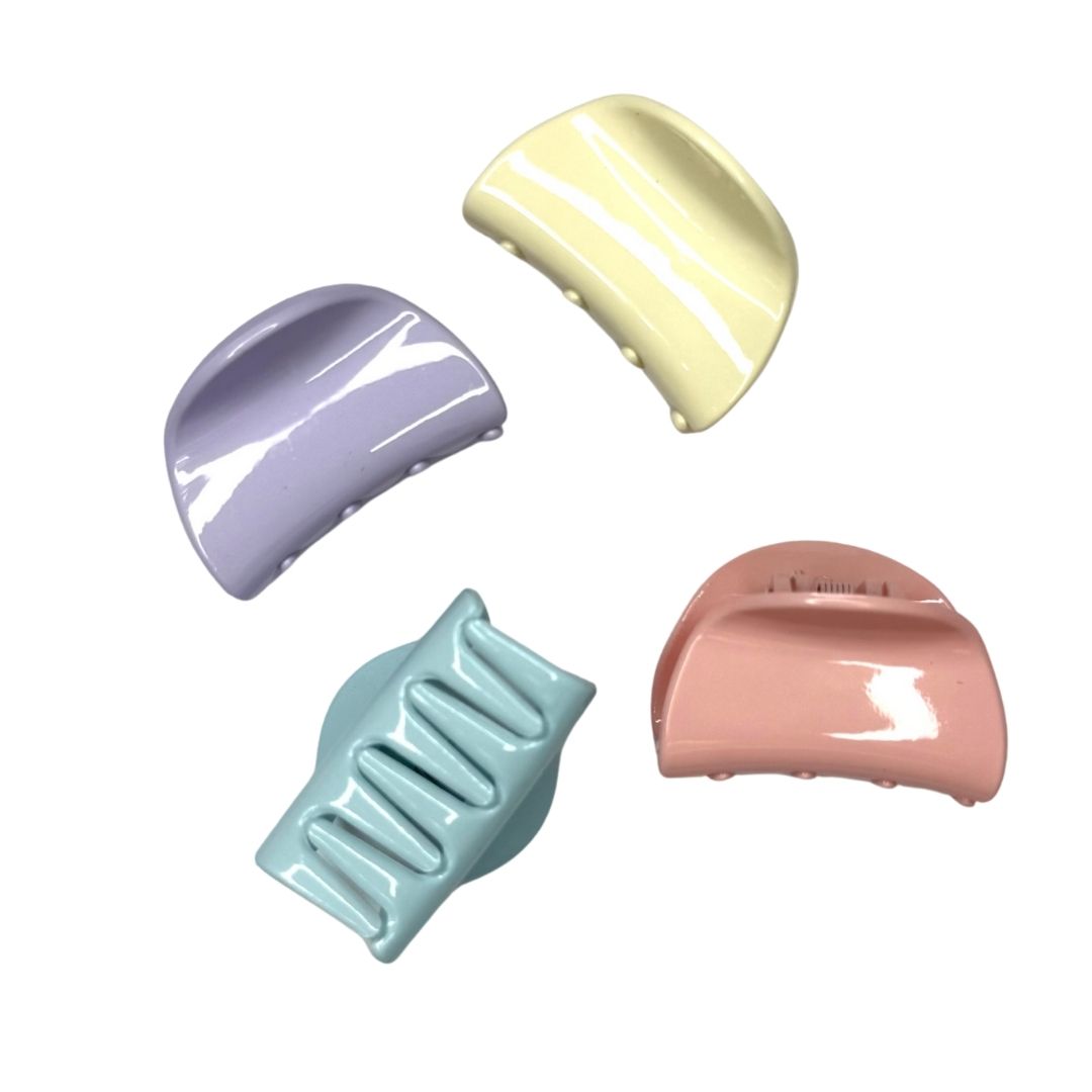 Pinzas para cabello pastel x 12