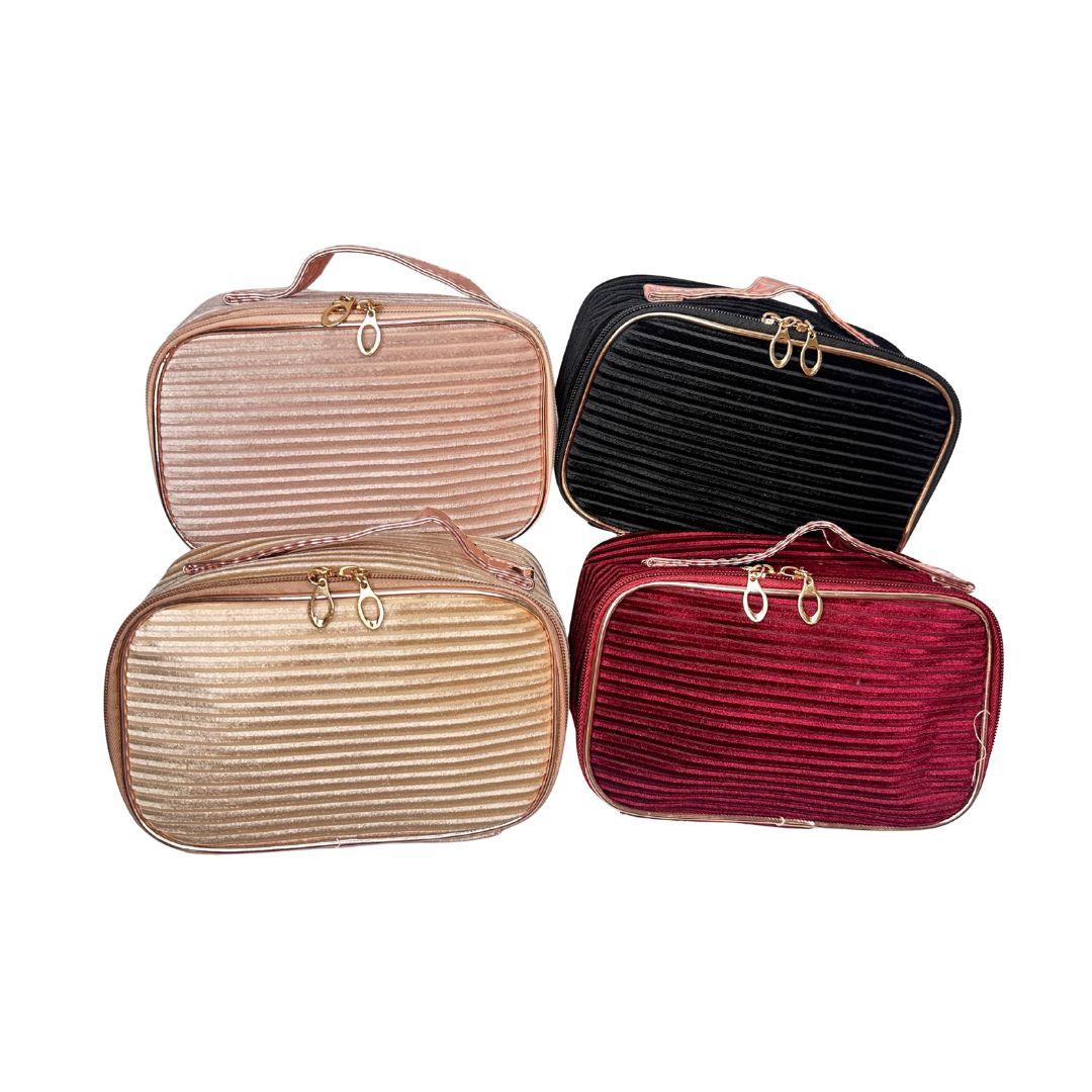 Cosmetiquera Luxury Lines x 4 Colores