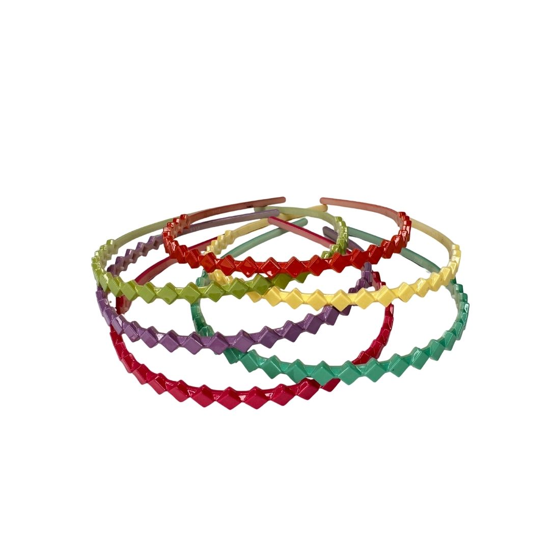 Diadema Rombos x 12 unid