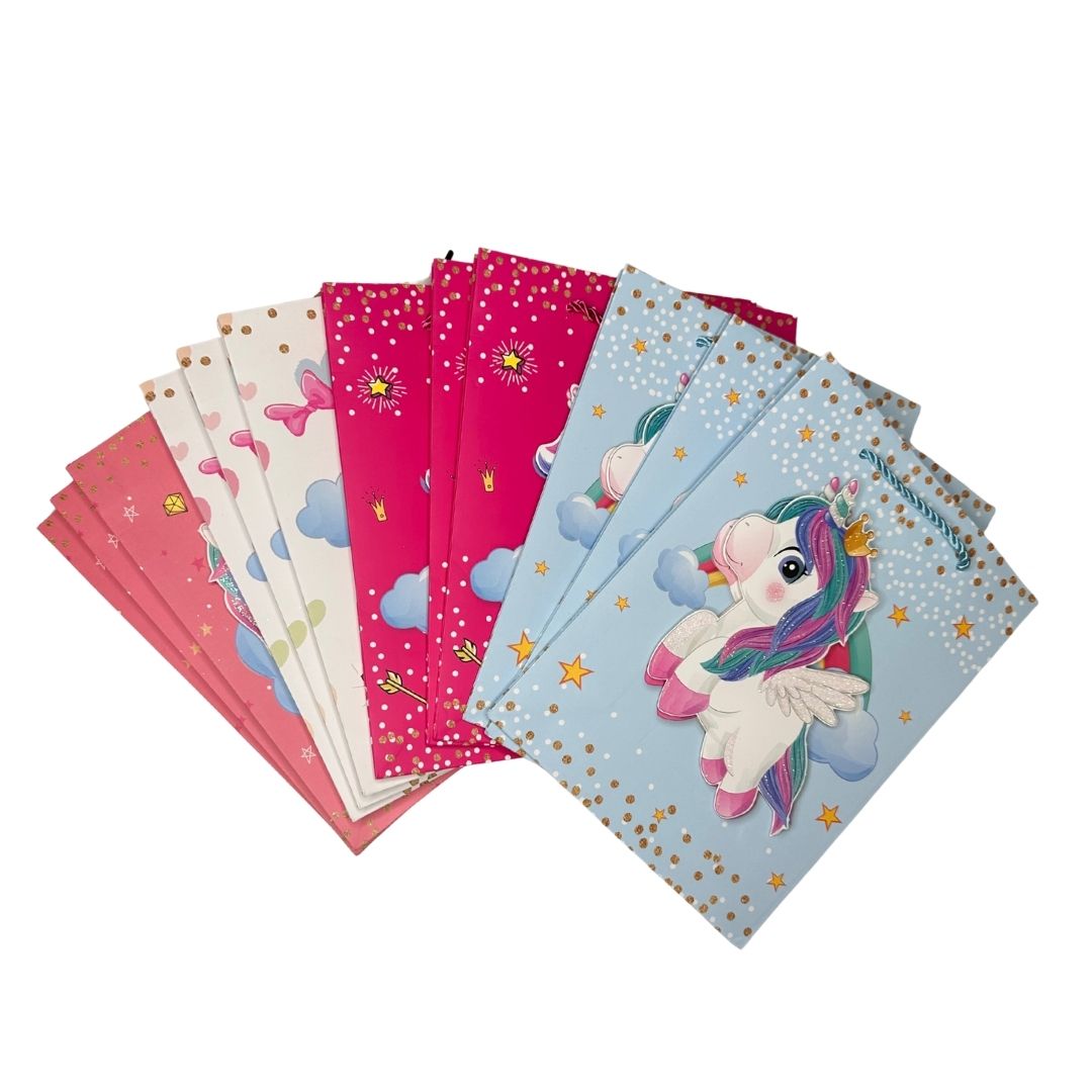 Bolsas de regalo Magia y Arcoíris pack x 12