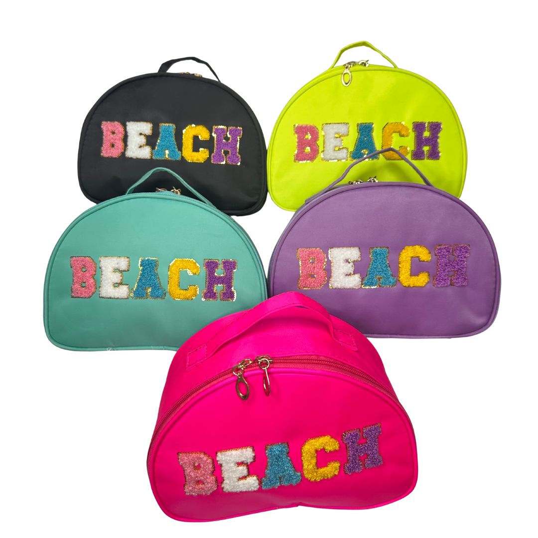 Cosmetiquera Beach Vibes x 5 Colores