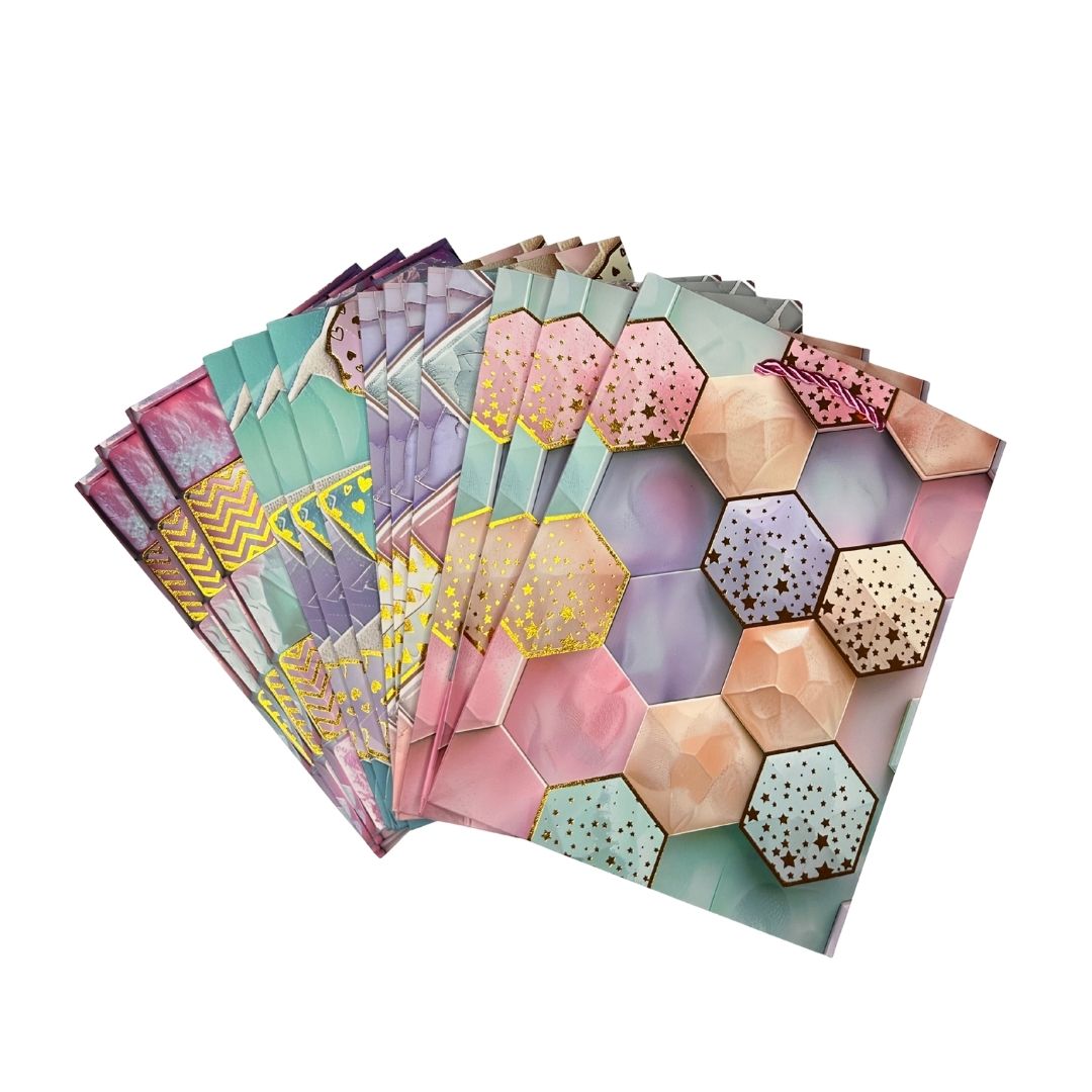 Bolsas de regalo Mosaico Encantado pack x 12