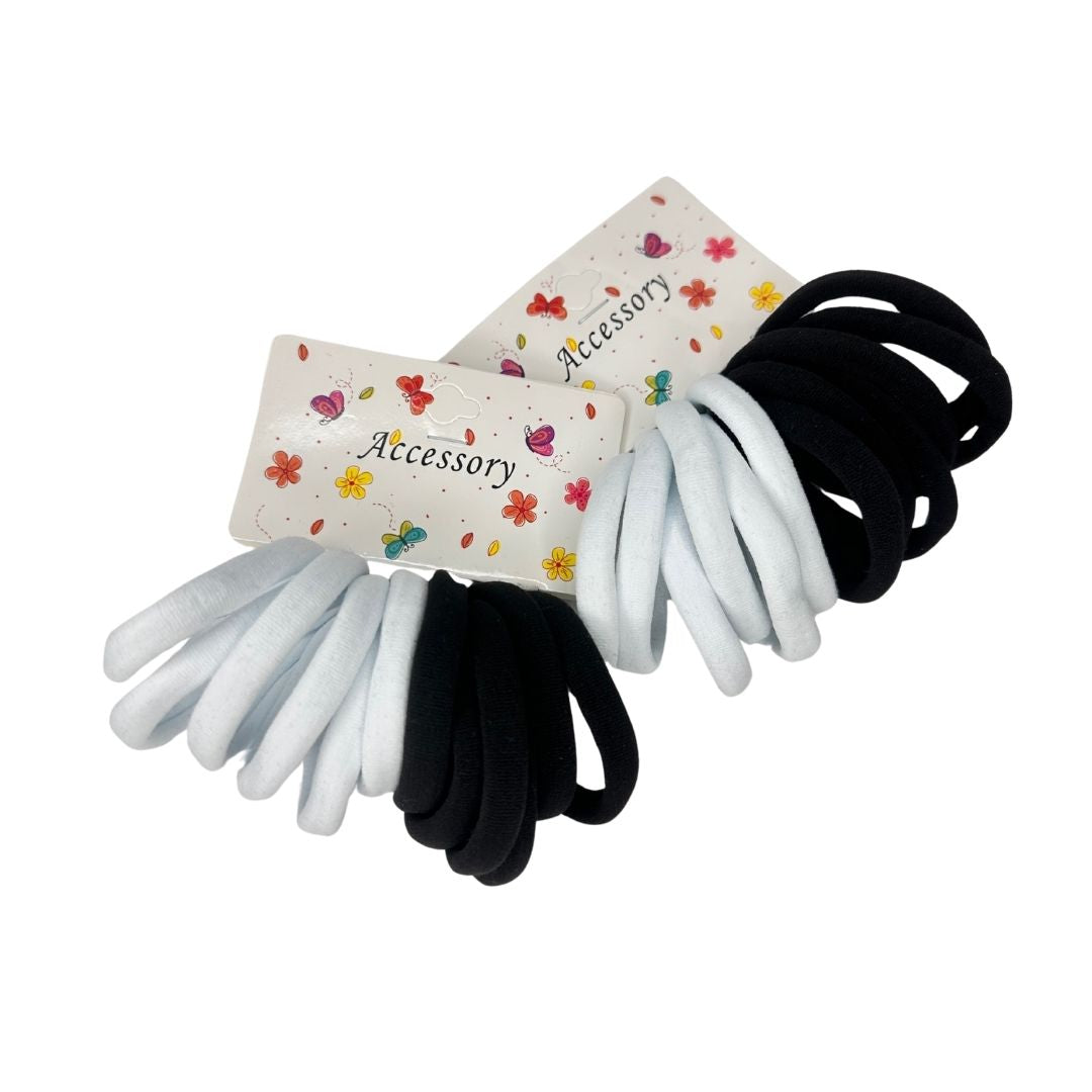 Colero Liso Blanco y Negro 12 tarjetas x 12 unid