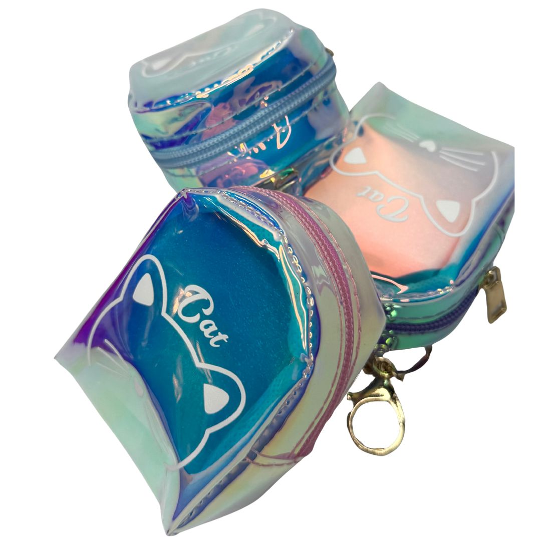 Llavero monedero Mini Cat Bag pack x 12