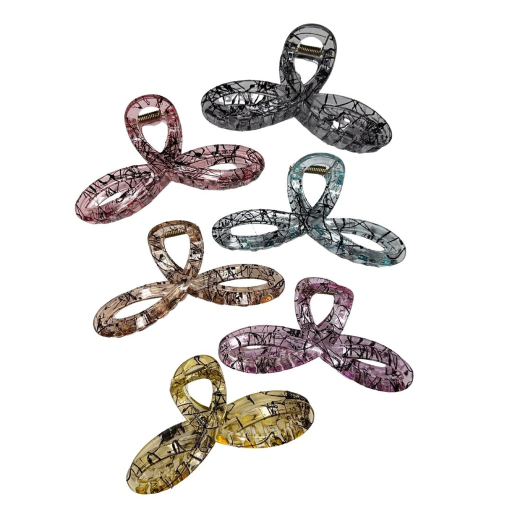 Pinzas para cabello twist clip x 12