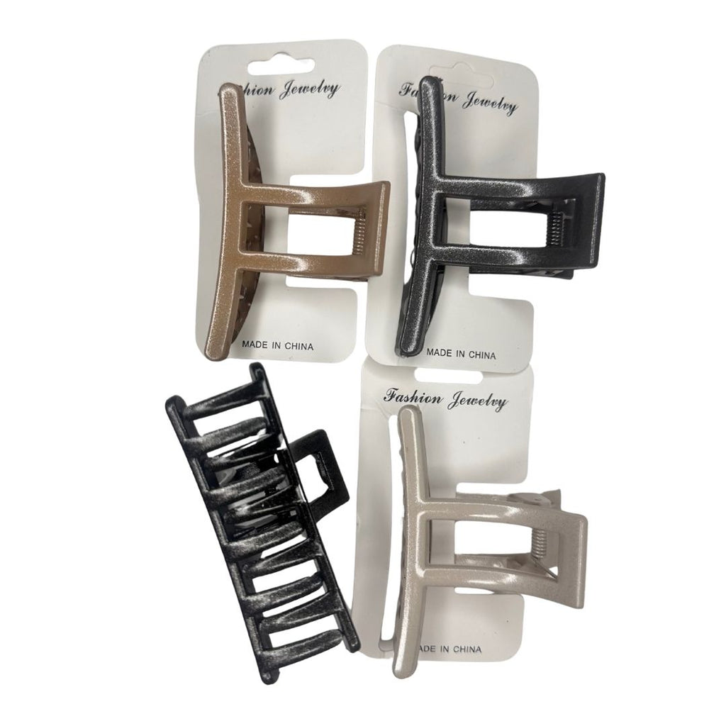 Pinzas para cabello square chic x 12