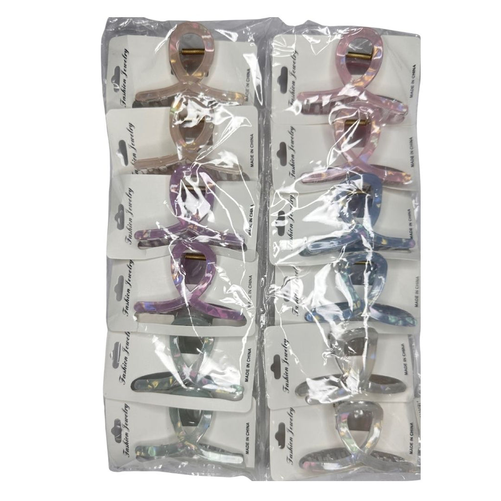 Pinzas para cabello destellos nudos x 12