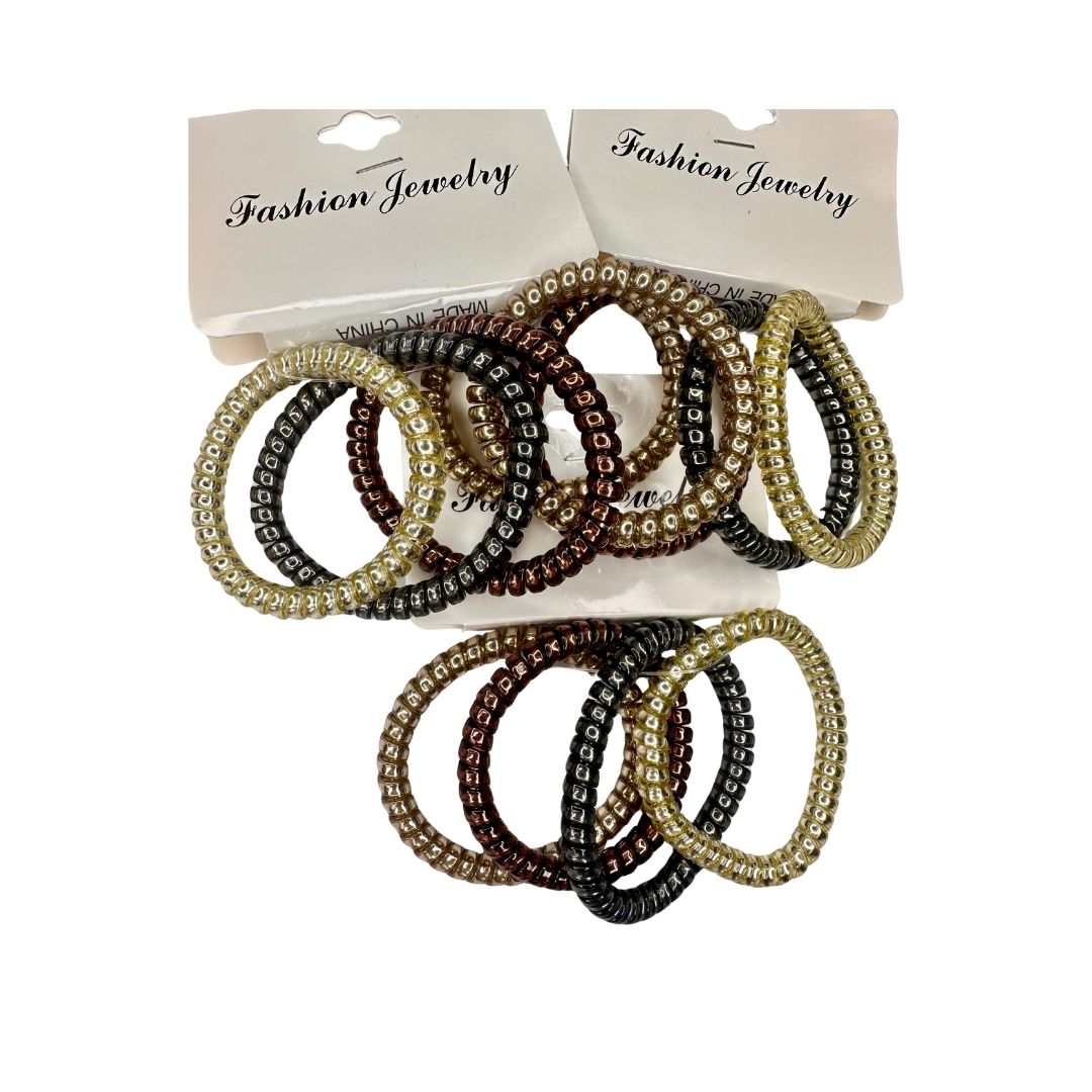 Resorte Twist Hair 12 tarjetas x 4 unid