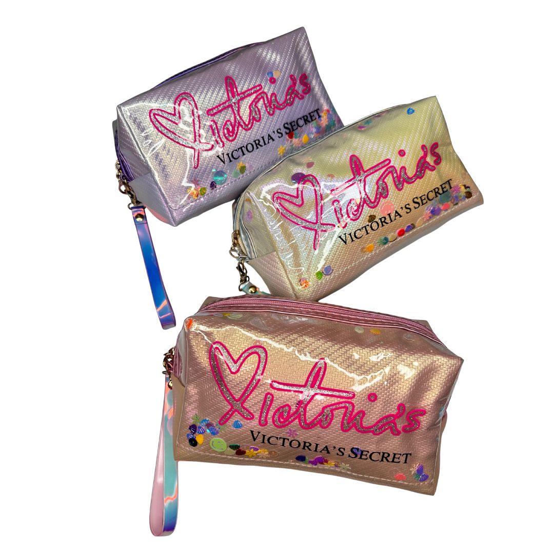 Cosmetiquera Victoria's x 3 Colores