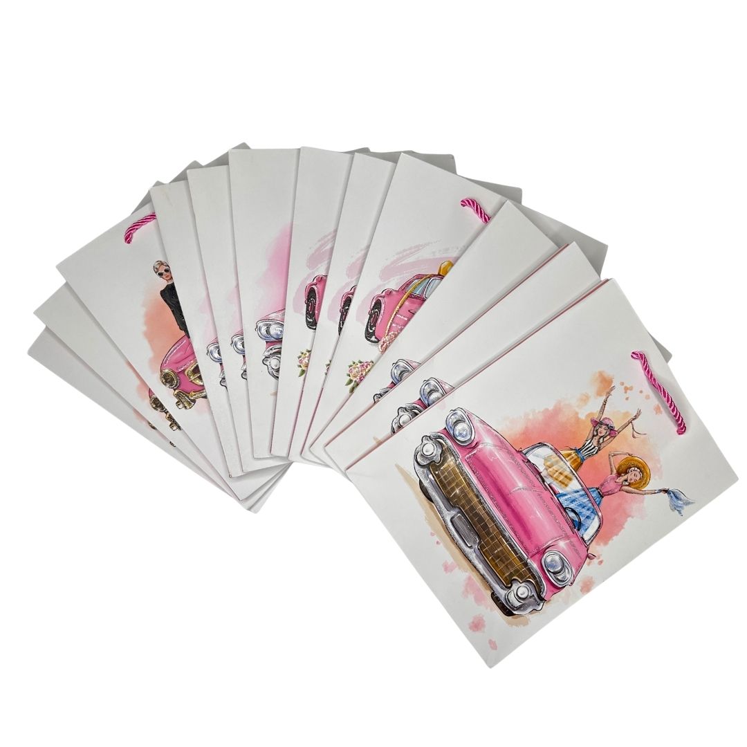 Bolsas de regalo Chic Road Trip pack x 12