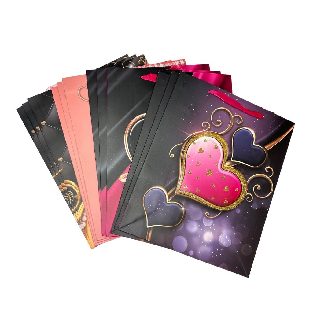 Bolsas de regalo Destellos de Amor pack x 12
