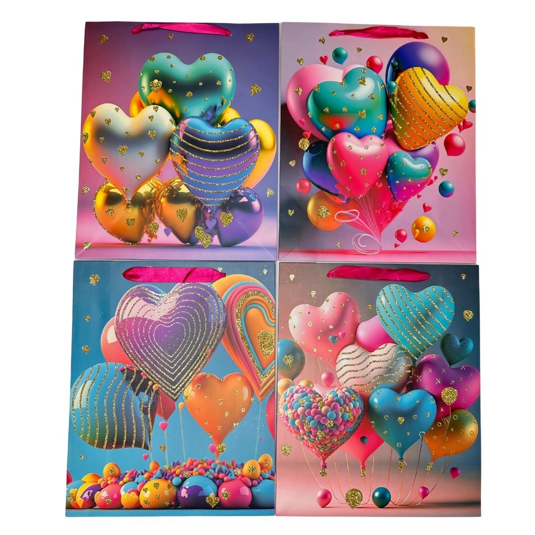 Bolsas de regalo Burbujas de Amor pack x 12
