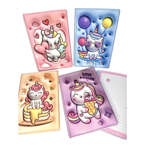 Agendas Unicornio x 4 colores
