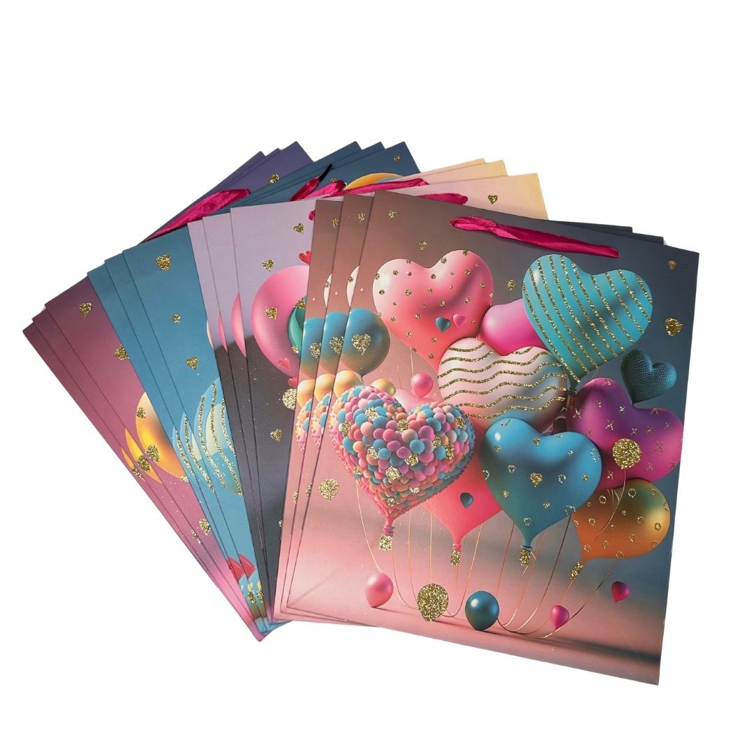 Bolsas de regalo Burbujas de Amor pack x 12