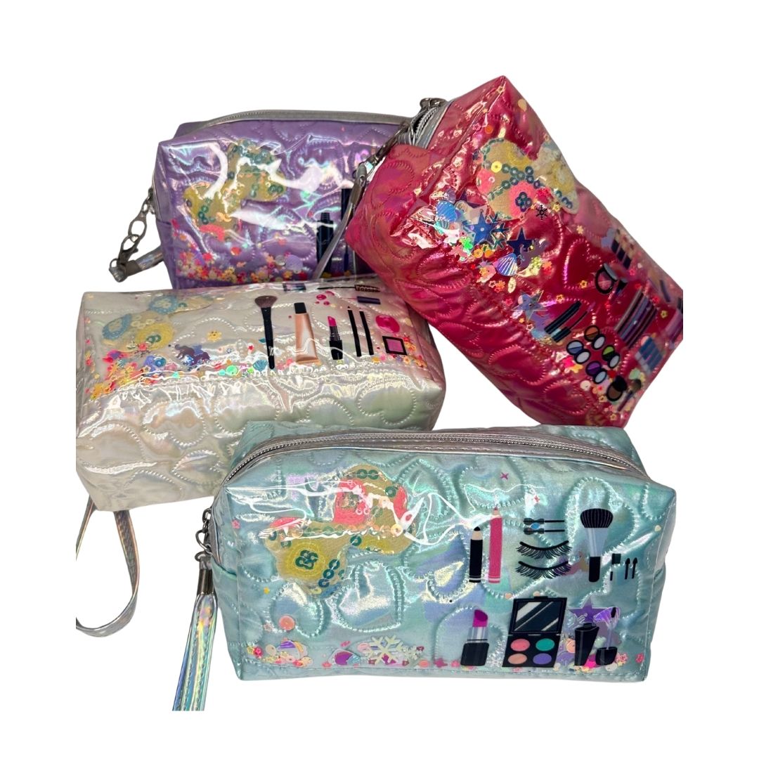 Cosmetiquera Cosmetic Shine x 4 Colores