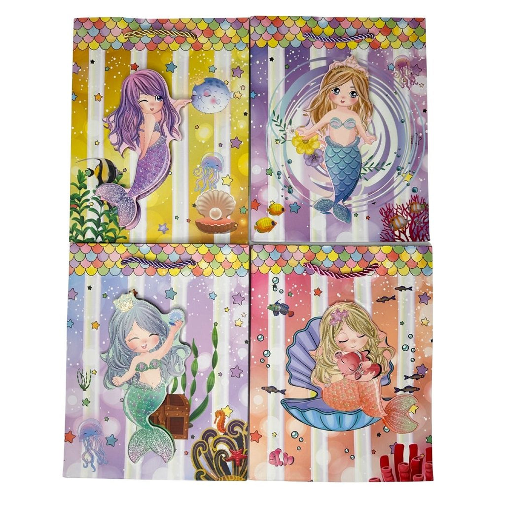 Bolsas de regalo Sueños de Sirena pack x 12