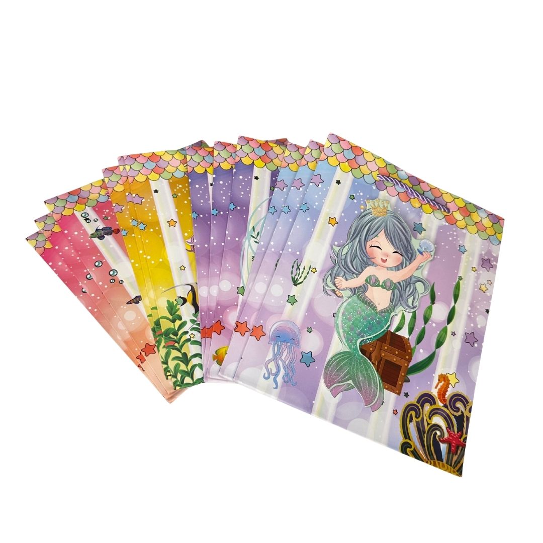 Bolsas de regalo Sueños de Sirena pack x 12