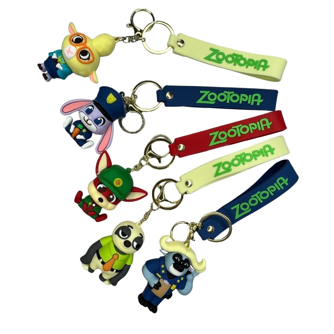Llavero Zootopia pack x 12