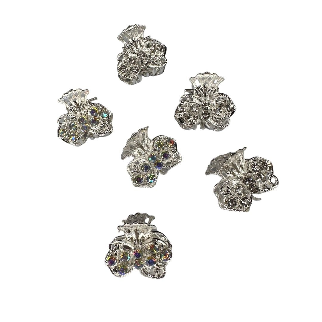 Mini caimanes metálicos fancy x 12 unid