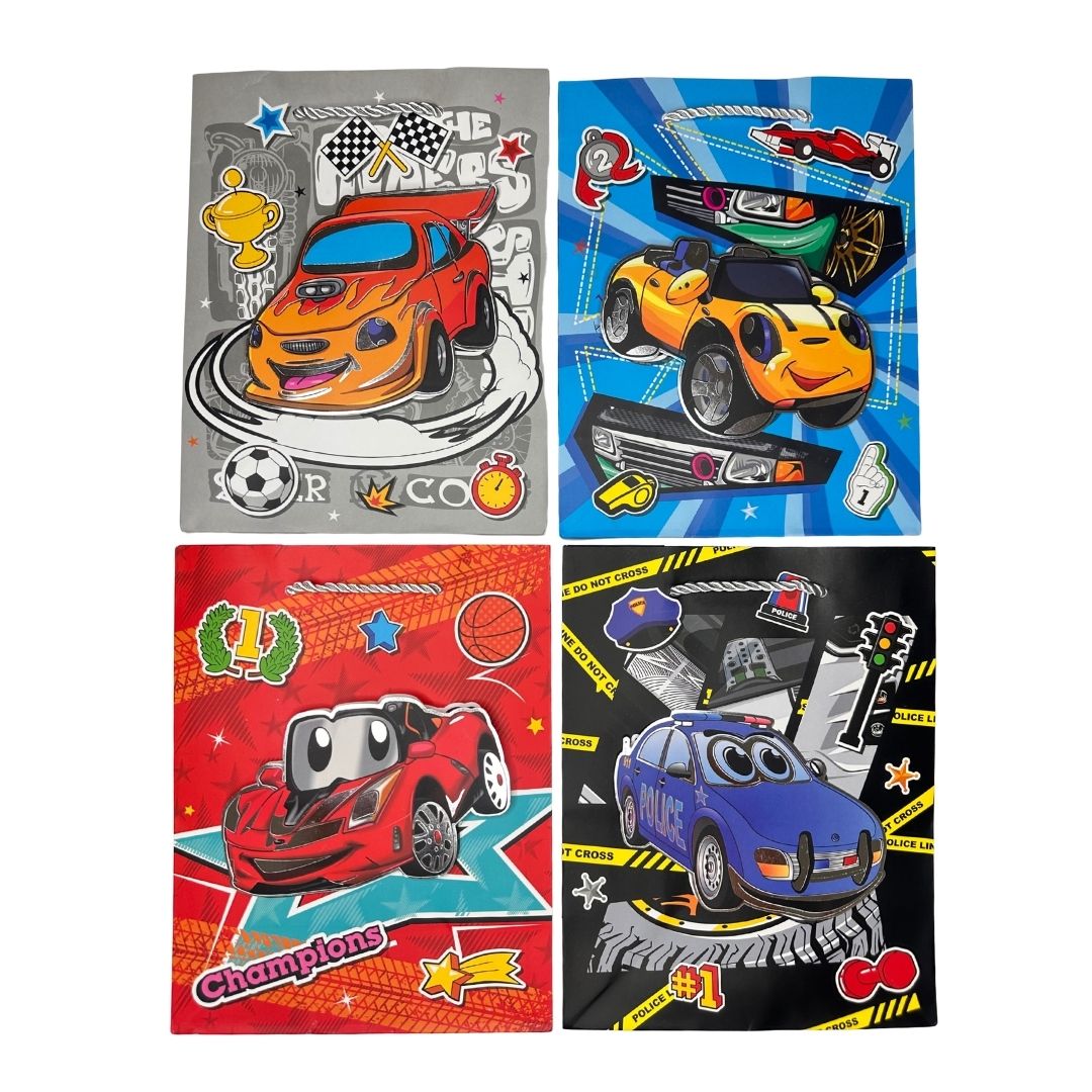 Bolsas de regalo Turbo Kids pack x 12