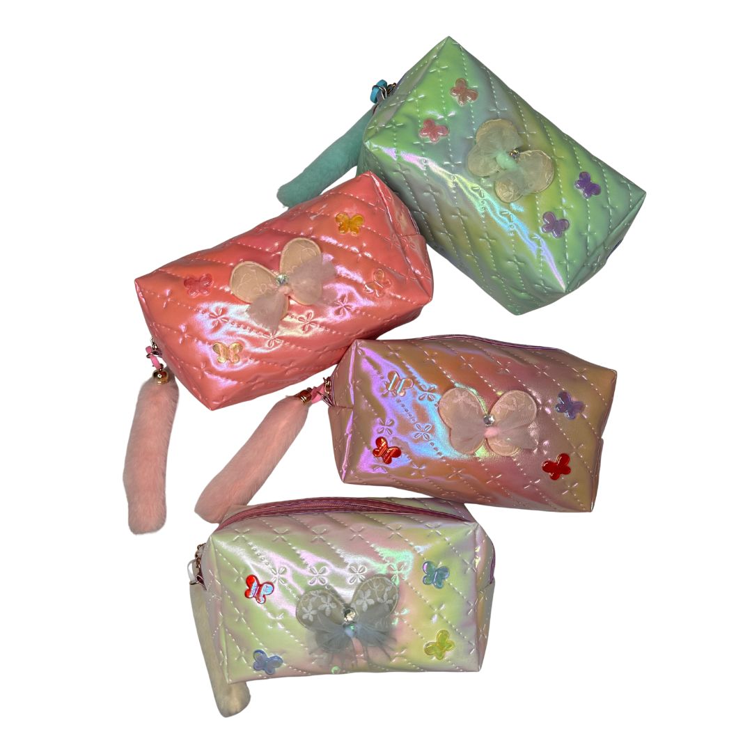 Cosmetiquera Butterfly Dreams x 4 Colores