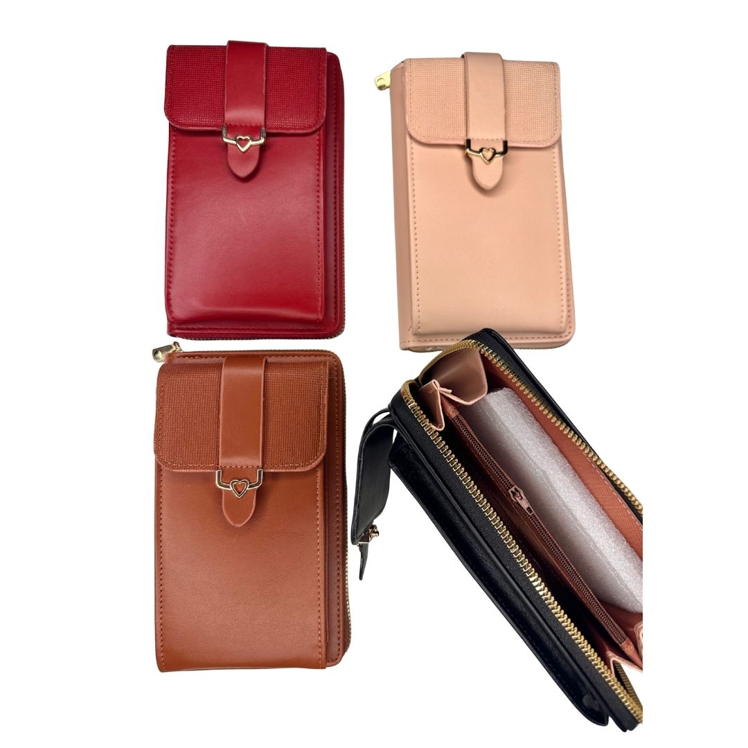 Billetera Porta Celular Clásica x 4 Colores
