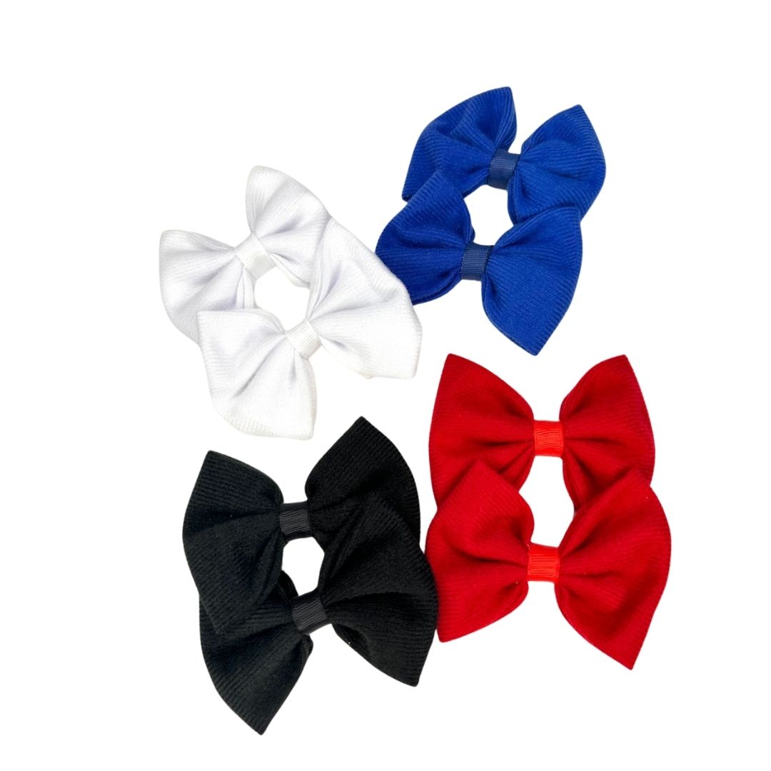 Moños Infantiles Traviesos pack x 12