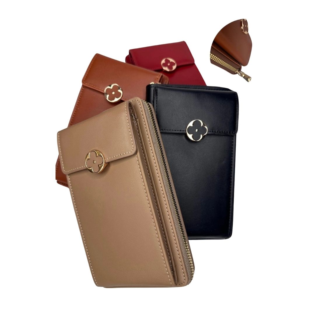 Billetera Porta Celular Smart x 4 Colores