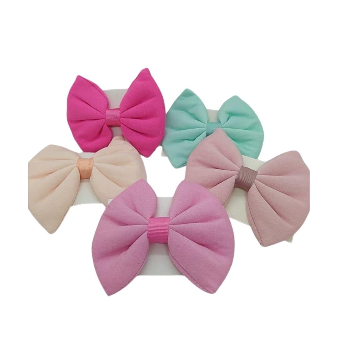 Moños Infantiles Coloreados pack x 12