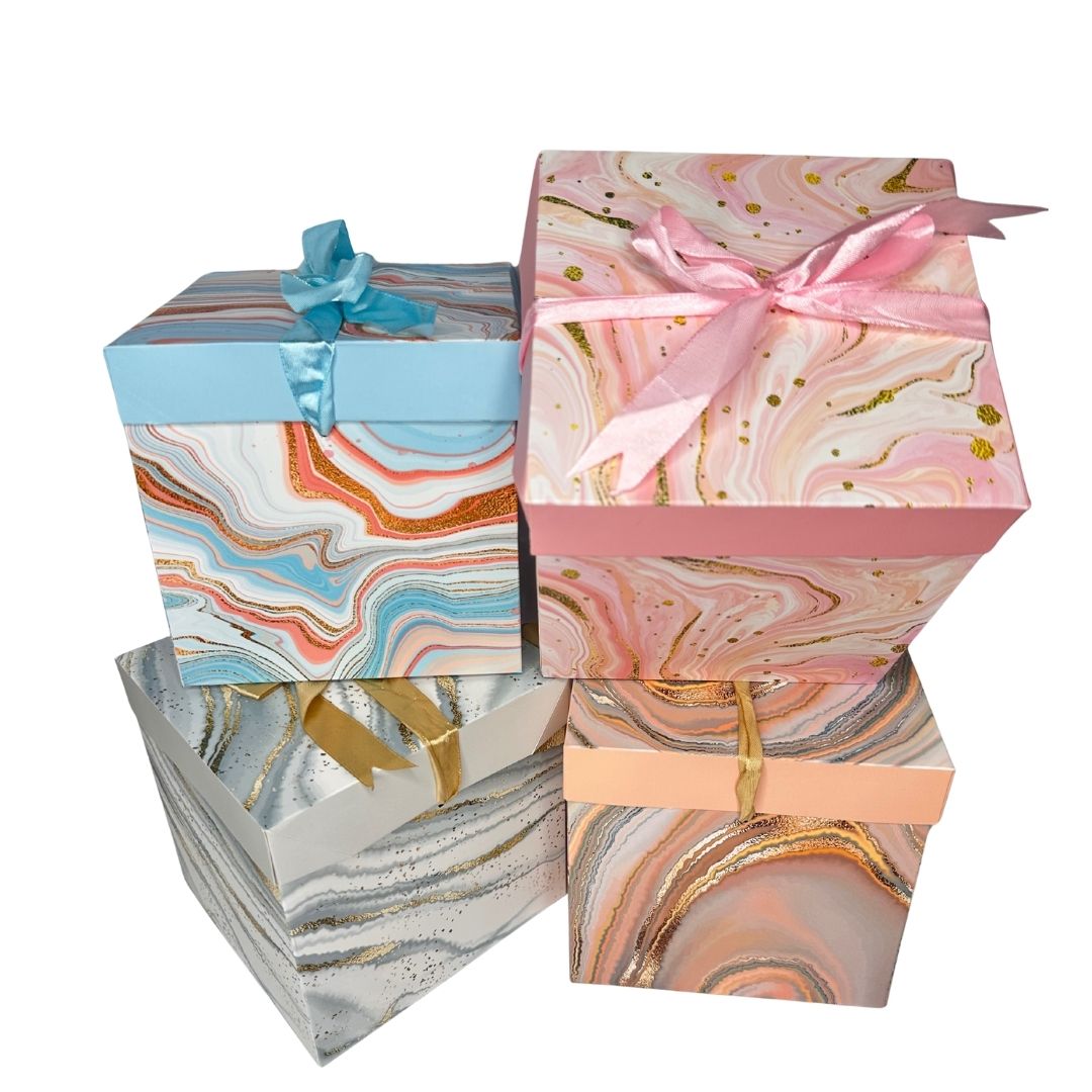 Cajas de regalo Premium con Lazo pack x 12