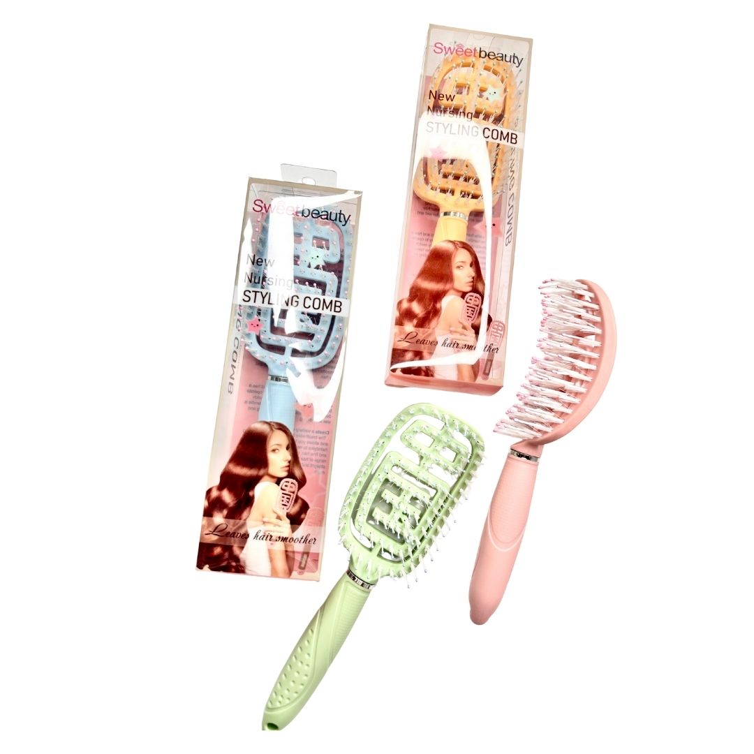 Cepillo para cabello Shiny x 12 unid