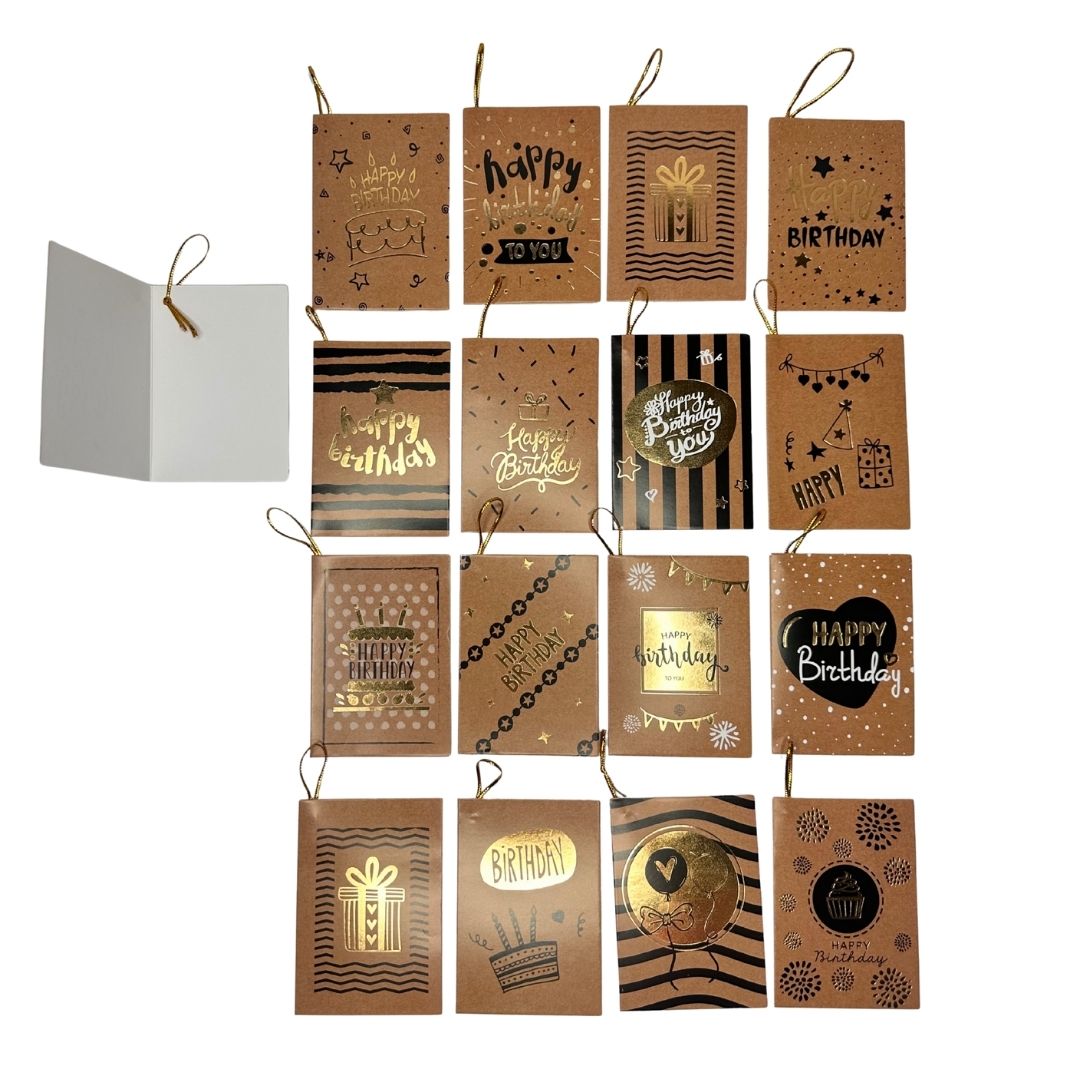 Tarjetas De: Para: Kraft x 128 unid