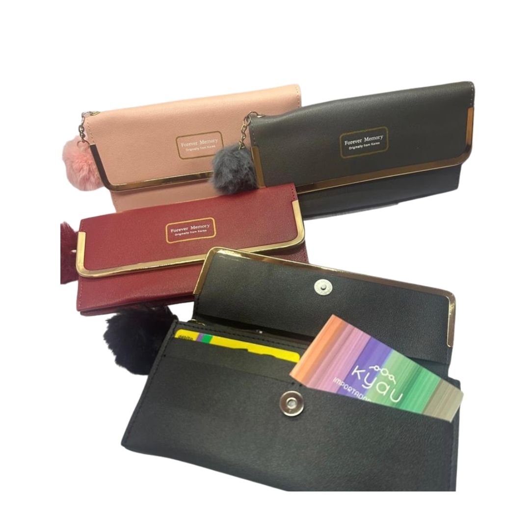 Billetera Glam x 4 Colores