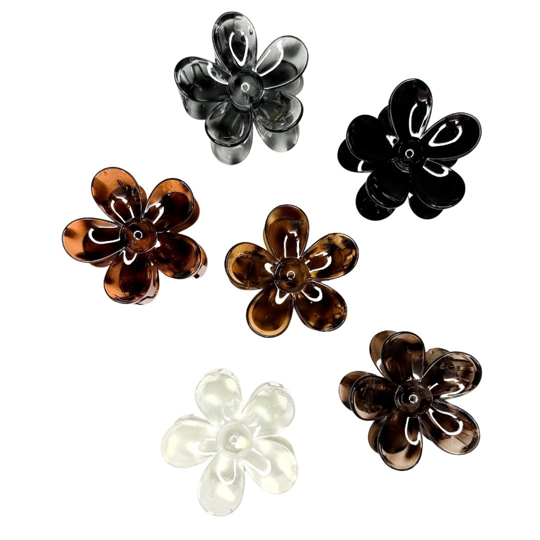 Pinzas para cabello Mariposas x 12
